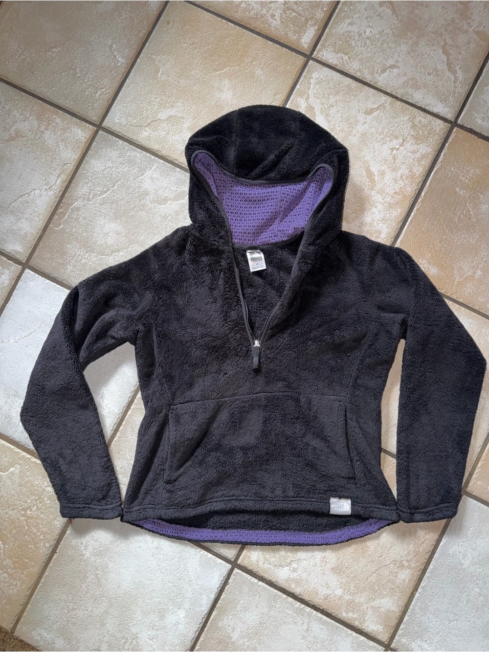 VINTAGE 06’ The North Face Women's Osito Quarter-Zip Fleece Hoodie Size S